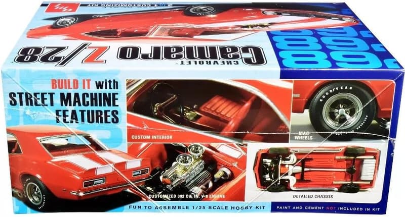 1968 Chevy Camaro Z/28 1:25 Scale Model Kit