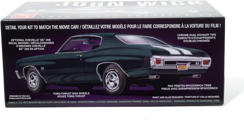 1970 Chevy Chevelle Model Kit - 1:25 Scale
