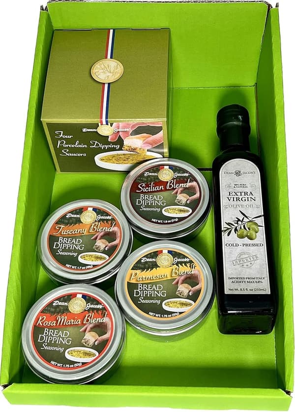 Dean Jacob's 9-Piece Olive Oil & Dipping Set