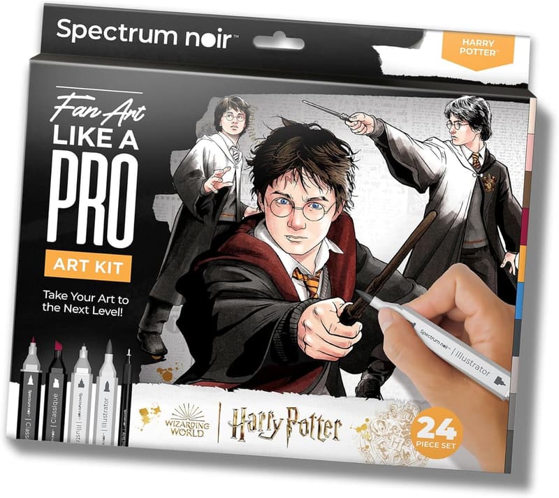Harry Potter Pro Fan Art Set - 24 Spectrum Noir Markers