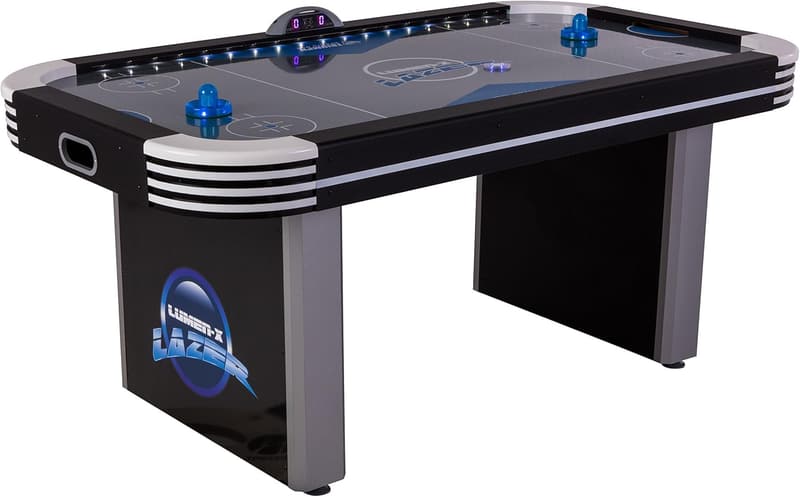 Lumen-X 6' Air Hockey Table with LED Lights & Music