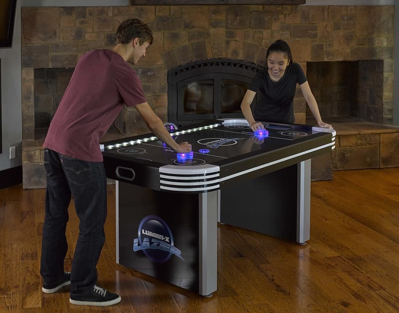 Lumen-X 6' Air Hockey Table with LED Lights & Music