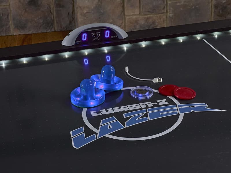 Lumen-X 6' Air Hockey Table with LED Lights & Music