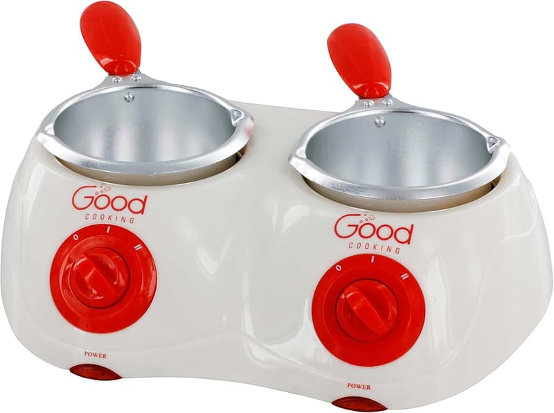 Father's Day Dual Electric Chocolate Melting Pot Set with 30 Accessories