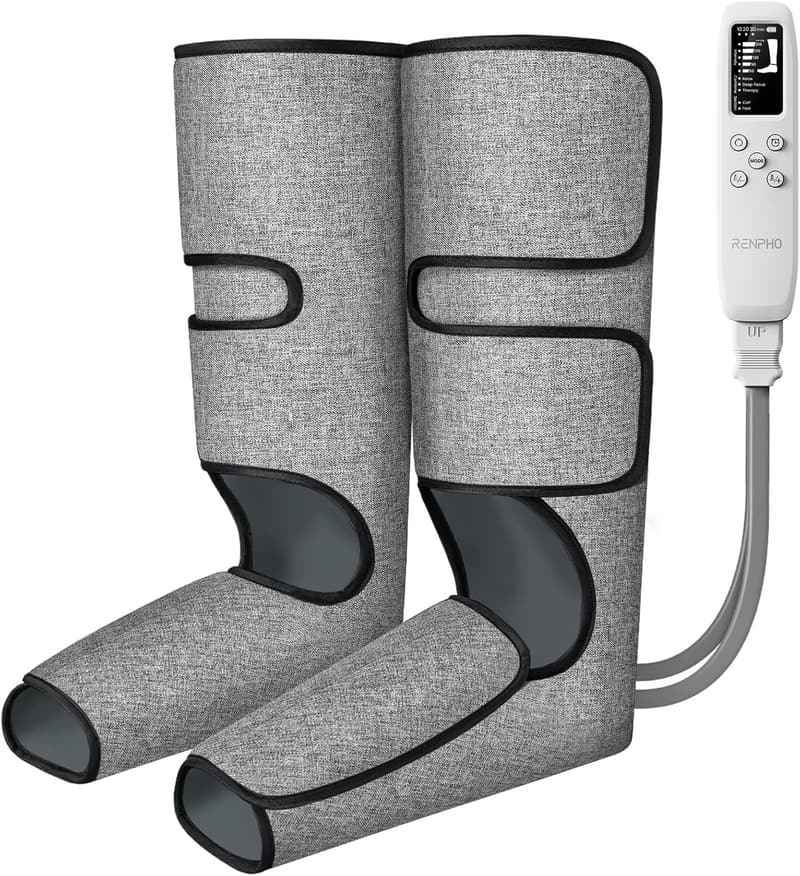 Air Compression Leg Massager for Circulation and Pain Relief