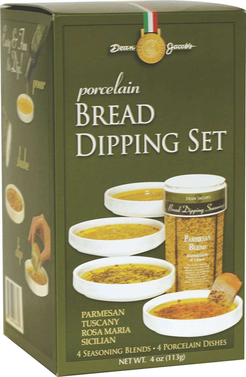 Porcelain 5-Piece Bread Dipping Set