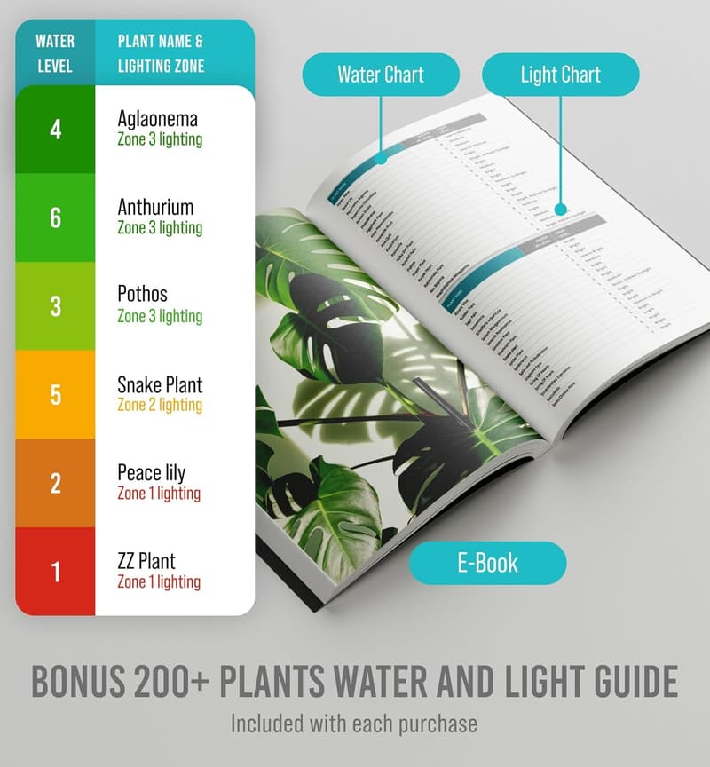 Moisture Meter for Indoor Plants - Battery-Free Watering Tool