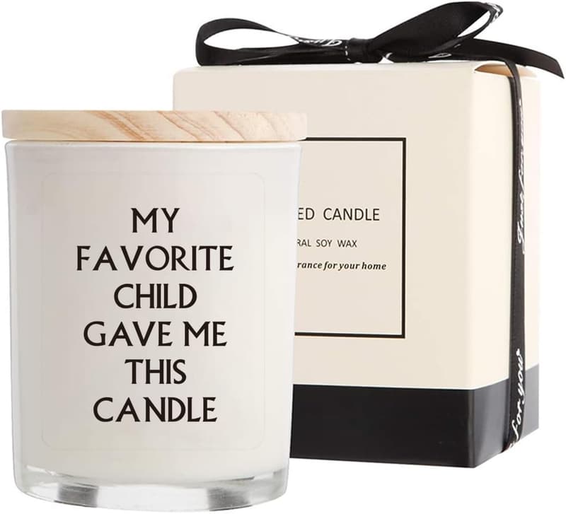 Lavender Candles (5.8oz) - Funny Gifts for Mom's Birthday