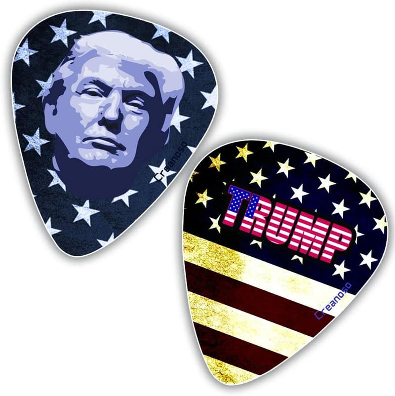 Donald Trump Collectors Guitar Picks (12-Pack) - Music Gift for Men