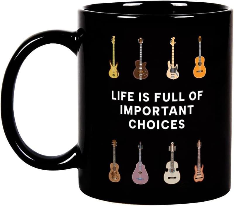 Guitarist Coffee Mug - Funny Gift for Birthdays & Holidays