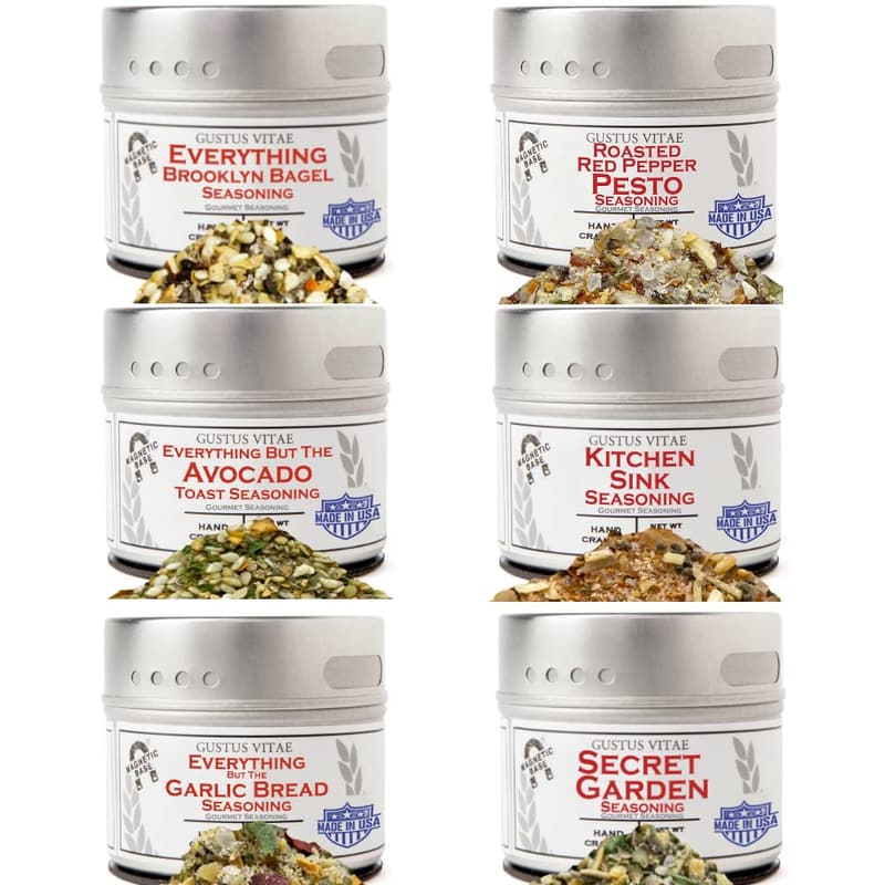 Artisanal Bread Dipping Seasonings Collection - Six Premium Blends