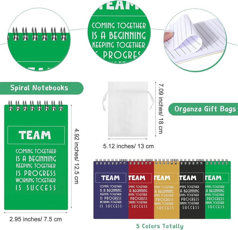 Employee Appreciation Gift Set: Ballpoint Pen & Motivational Notebook