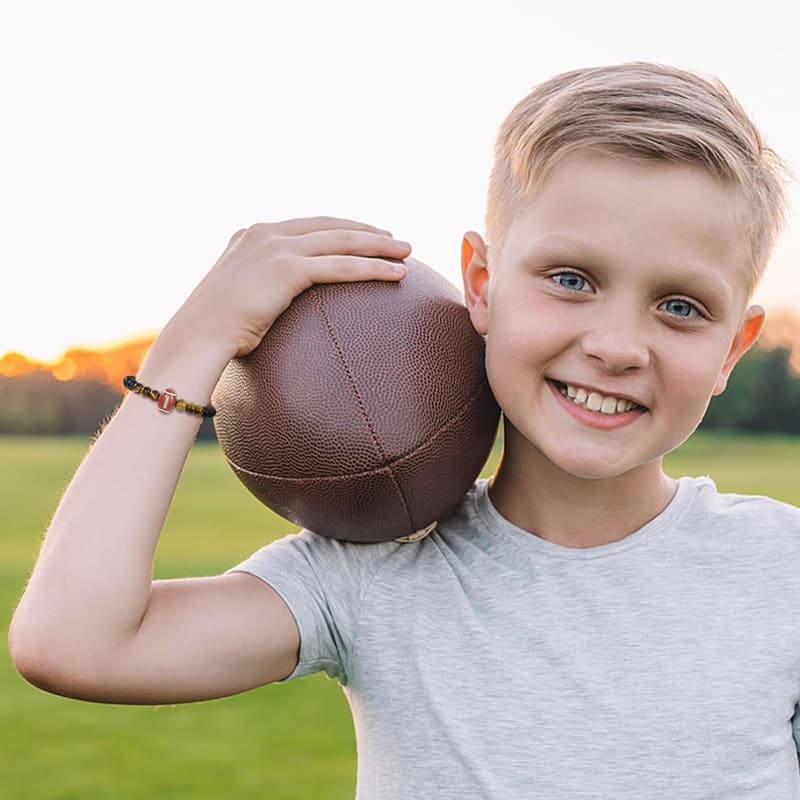 Sports Bracelet Gift for Teens - Volleyball, Softball, Soccer, Football