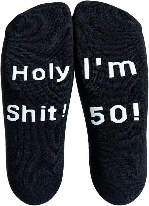 30th & 40th Birthday Funny Socks for Him/Her