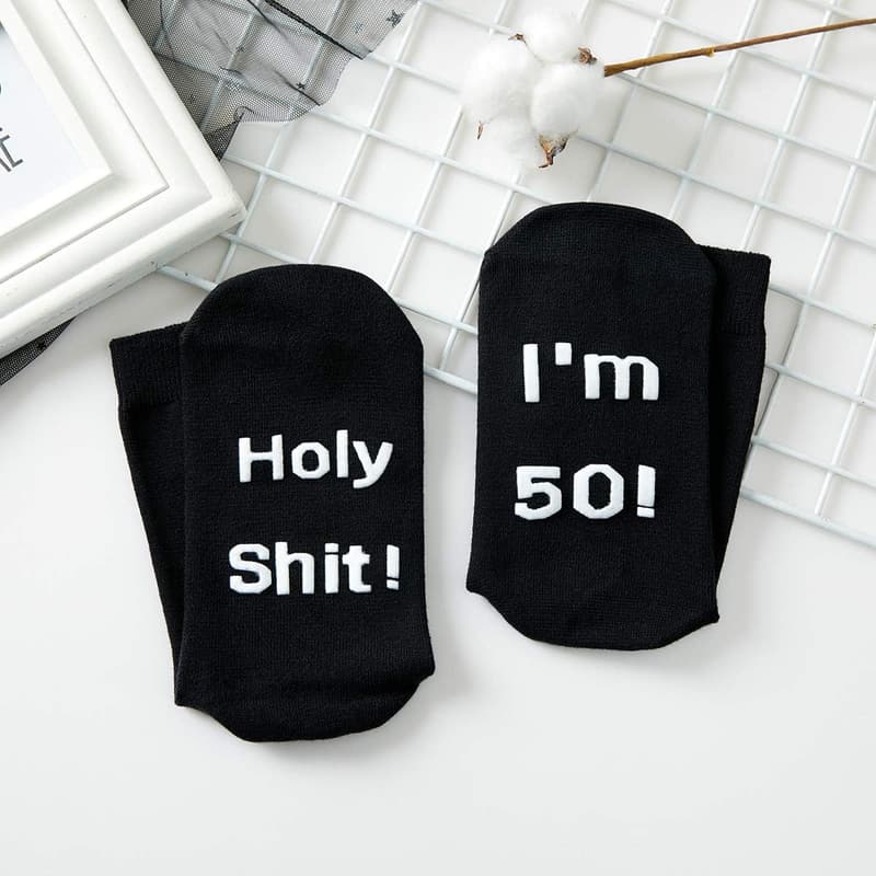 30th & 40th Birthday Funny Socks for Him/Her