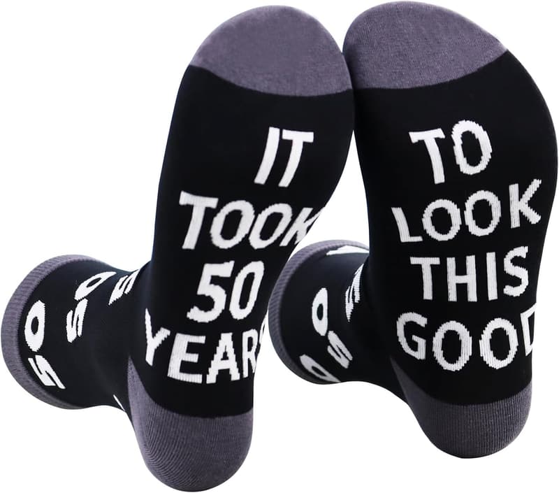 Father's Day Unique Novelty Stitch Socks