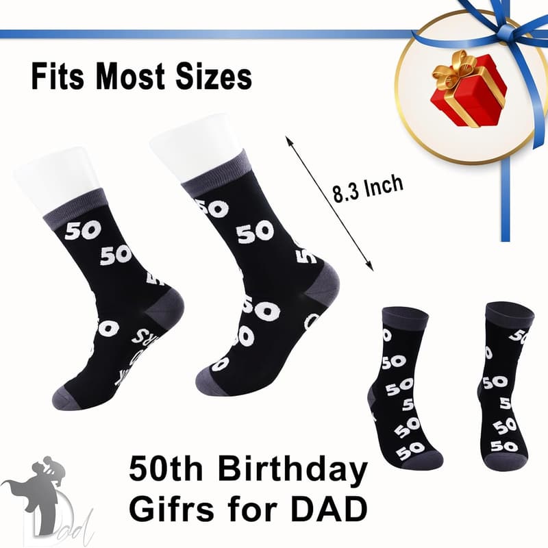 Father's Day Unique Novelty Stitch Socks