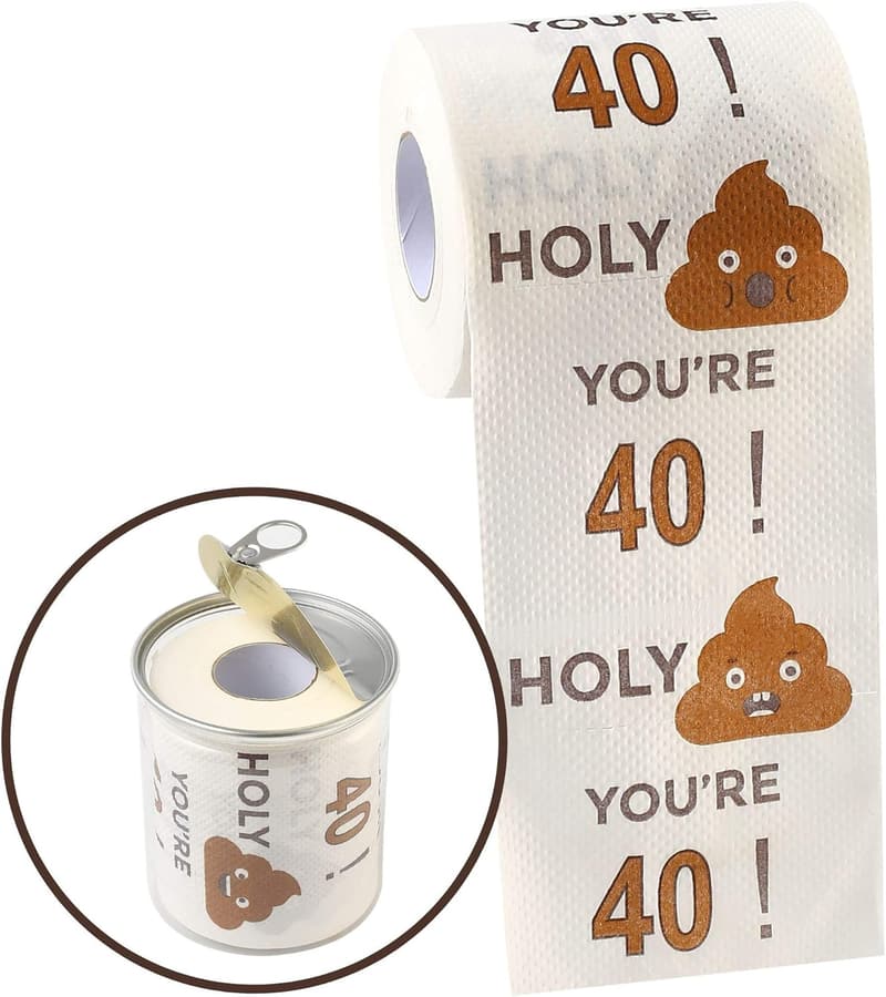 Funny Toilet Paper Gag Gift for Boys and Girls Birthdays
