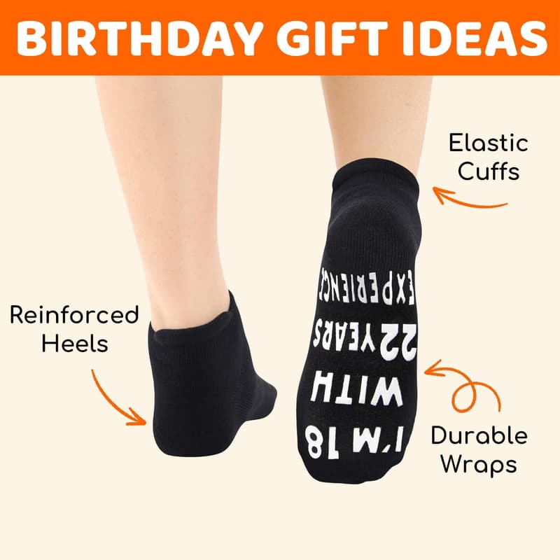 40th Birthday Socks for Men and Women - Fun Gift for 1983 Birth Year