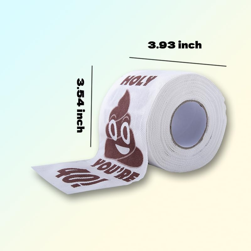 40th Birthday Gag Gift Toilet Paper Rolls for Men & Women