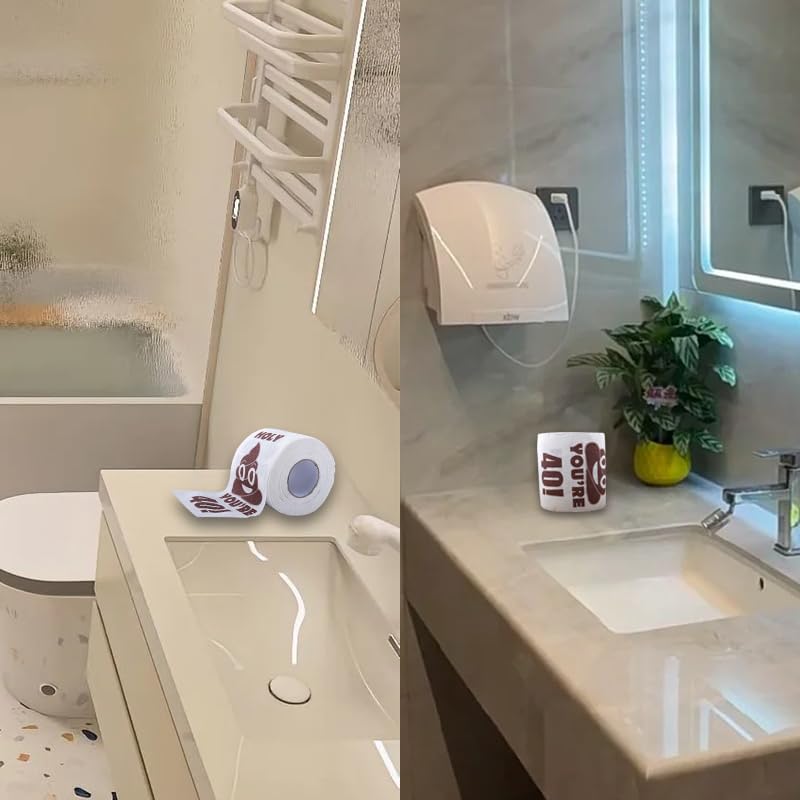 40th Birthday Gag Gift Toilet Paper Rolls for Men & Women