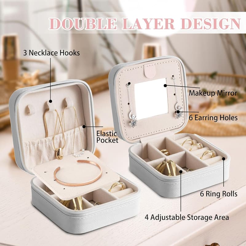 Happy Retirement Jewelry Case Organizer for Women