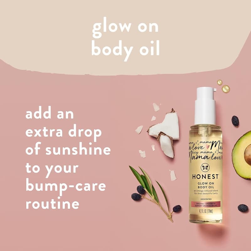 Mama Body and Belly Bump Love Bundle | Plant-Based Oil & Stretch Mark Cream