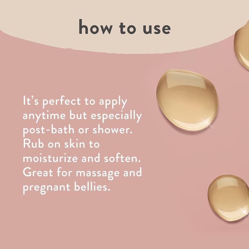 Honest Mama Hydrating Body & Belly Oil | 4.2 fl oz, Plant-Based