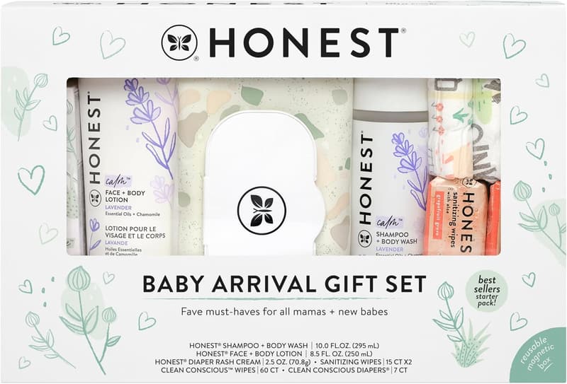 Newborn Essentials Gift Set – Diapers, Wipes & Care Items