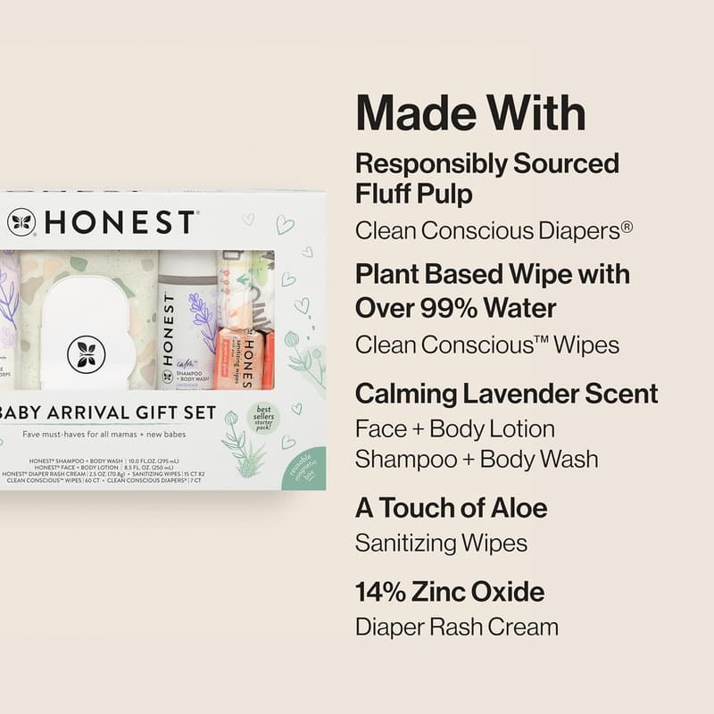 Newborn Essentials Gift Set – Diapers, Wipes & Care Items