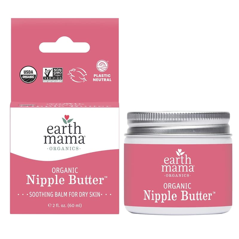 Earth Mama Organic Nipple Butter™ | Nursing Nipple Cream 2 oz