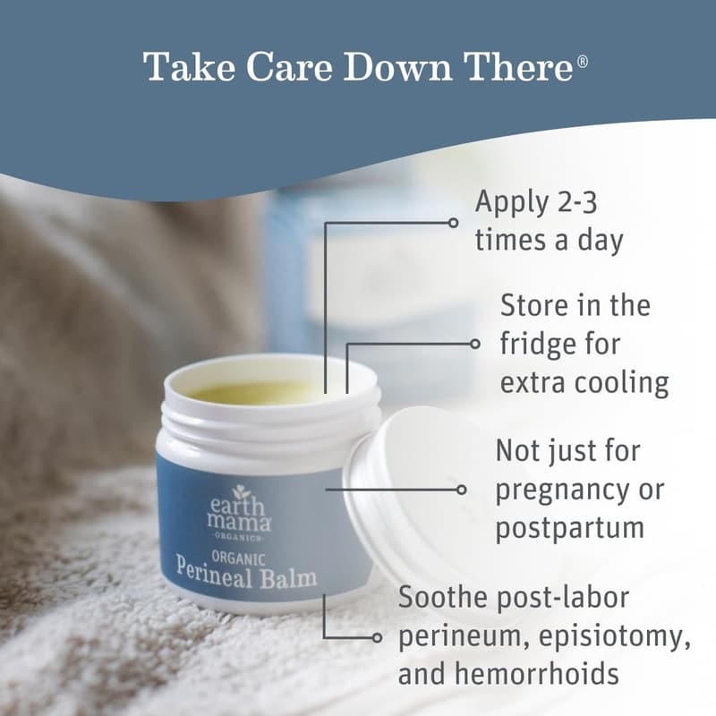 Postpartum Recovery Kit: Organic Perineal Balm & Sitz Bath Set