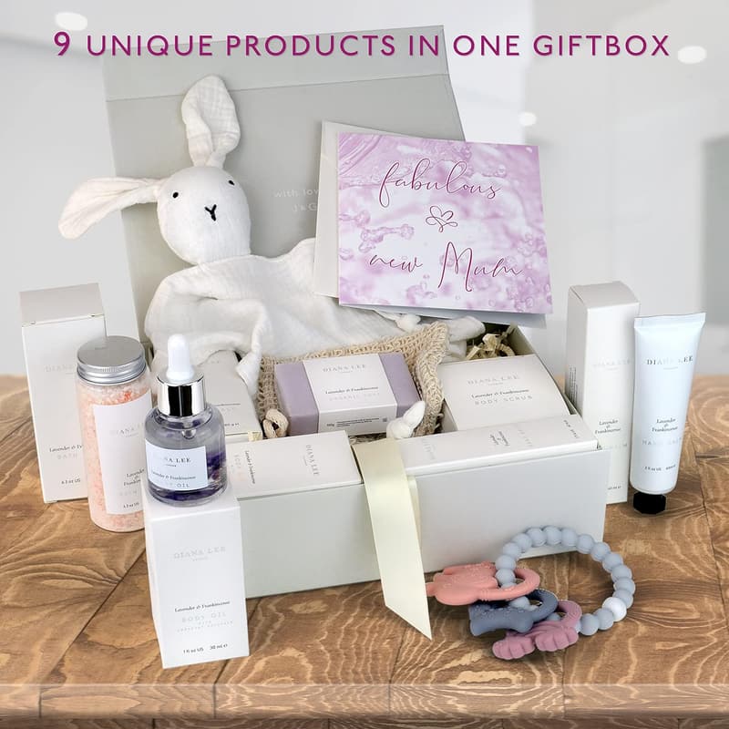 New Mom Care Package - 9 Luxury Gifts for Expecting Mothers