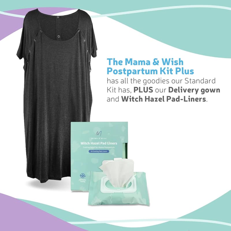 Postpartum Care Kit for Moms – 14-Piece Hospital Essentials