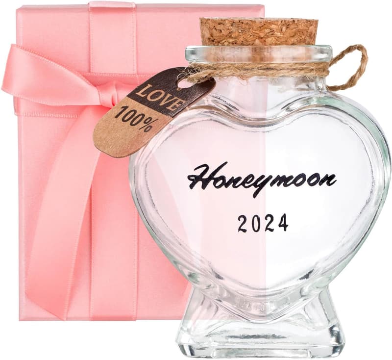 Honeymoon Sand Keepsake Jar 2024 for Newlywed Couples