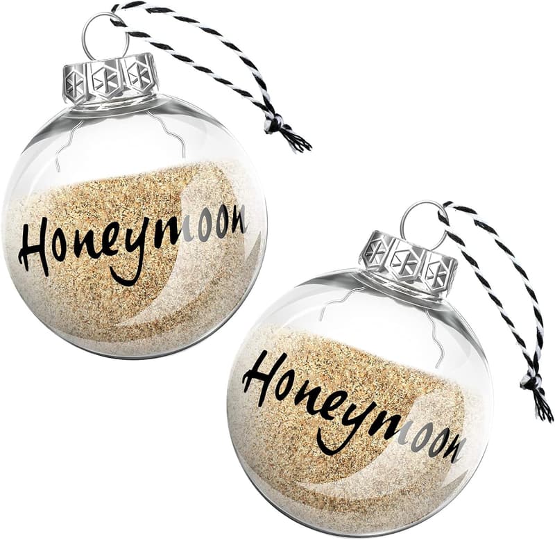 Honeymoon Sand Keepsake Jars - 2 Piece Travel Gift