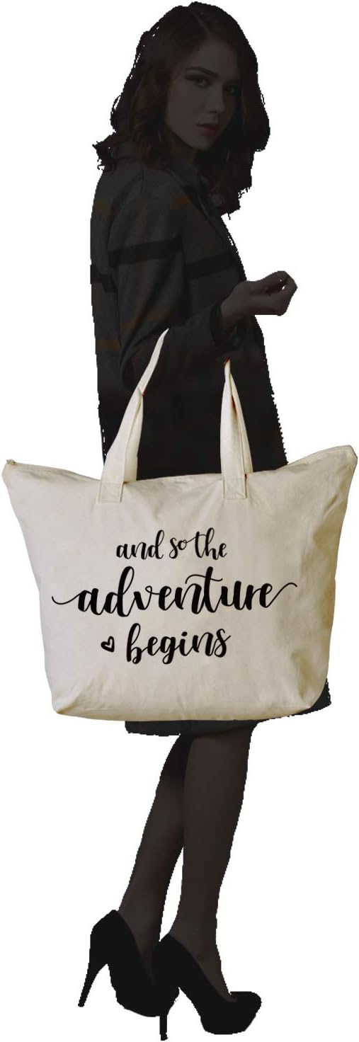 Bridal Shower Tote Bag with Zipper - 