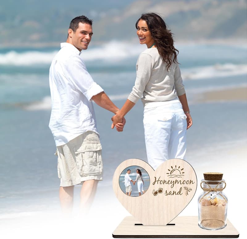 Honeymoon Keepsake Jar - Personalized Custom Gift