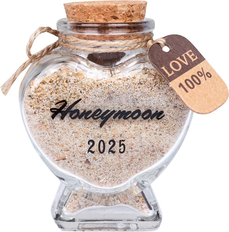 Honeymoon Keepsake Jar 2025 for Newlyweds