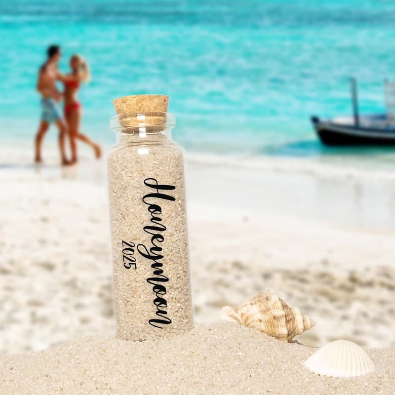 Honeymoon Keepsake Jar for Newlyweds - Unique Gift 2023