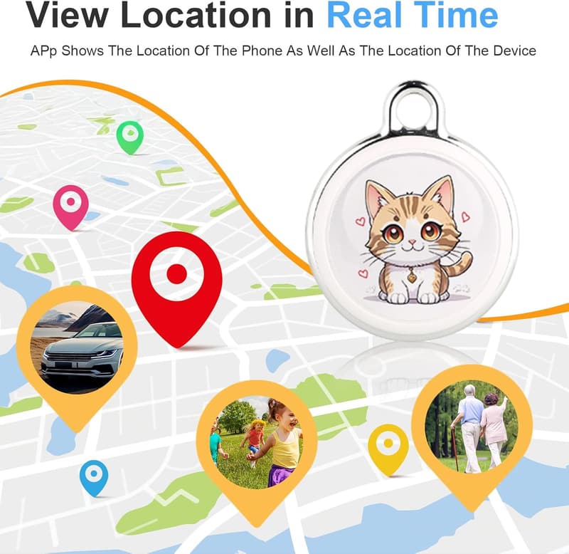 Real-Time GPS Tracker for Vehicles & Pets - No Fees Required