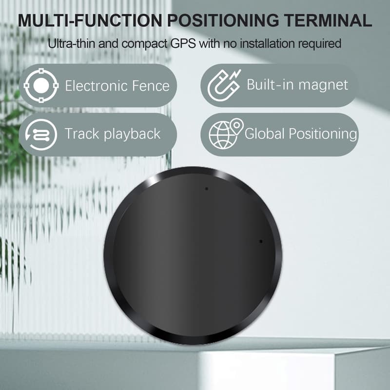 Portable GPS Tracker for Vehicles - No Subscription, Real-Time Tracking