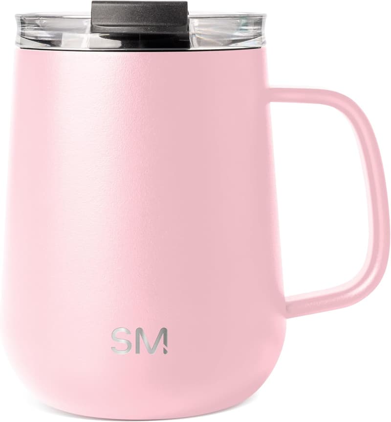 Insulated Stainless Steel Travel Coffee Mug - 12oz Blush