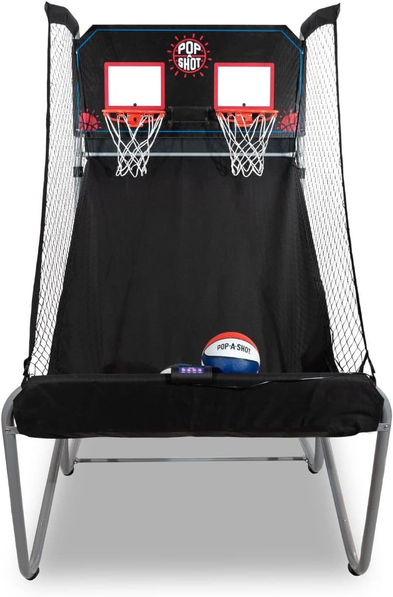 Home Dual Shot Basketball Arcade Game | Sensor Scoring, 16 Modes, Foldable