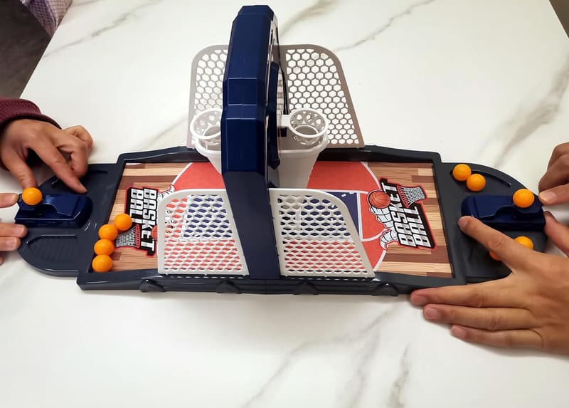 Interactive Desktop Basketball Game with Auto Scoring for All Ages