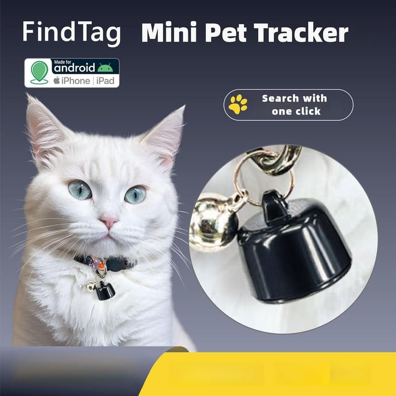 Pet Tracker for Dogs and Cats, Smart Location Tracking Collar