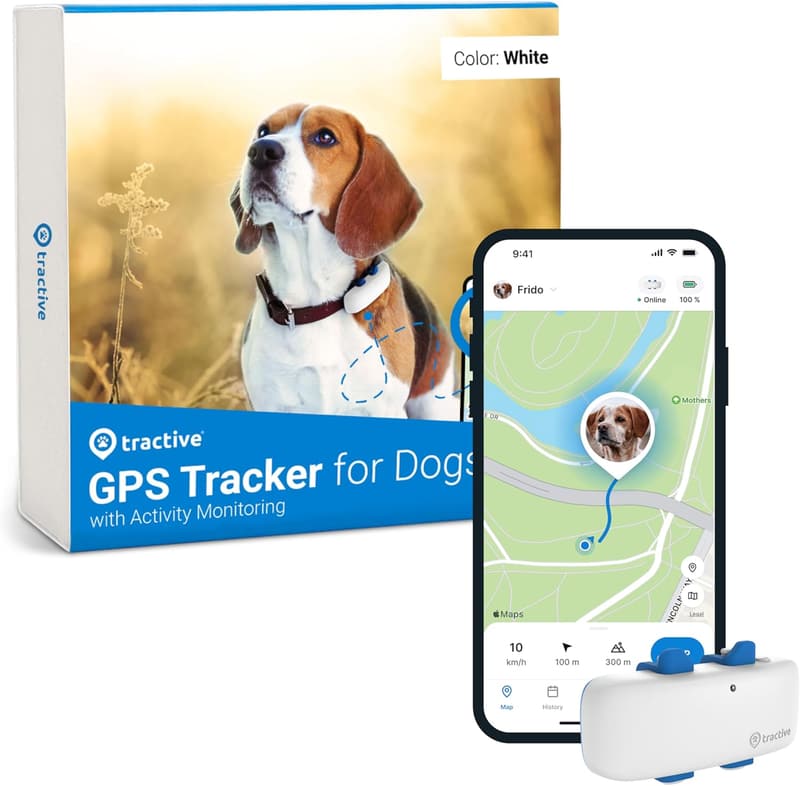 GPS Dog Tracker with Health Alerts & Virtual Fence Attachment