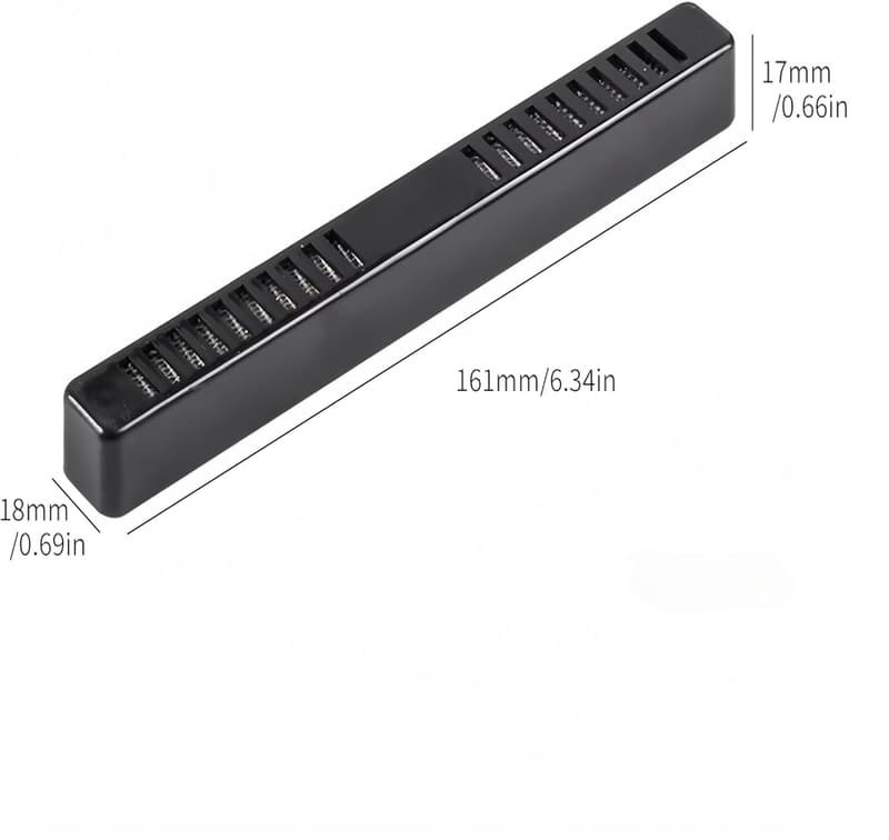Cigar Humidifier Set - Rectangle Humidifiers for Freshness (Black)