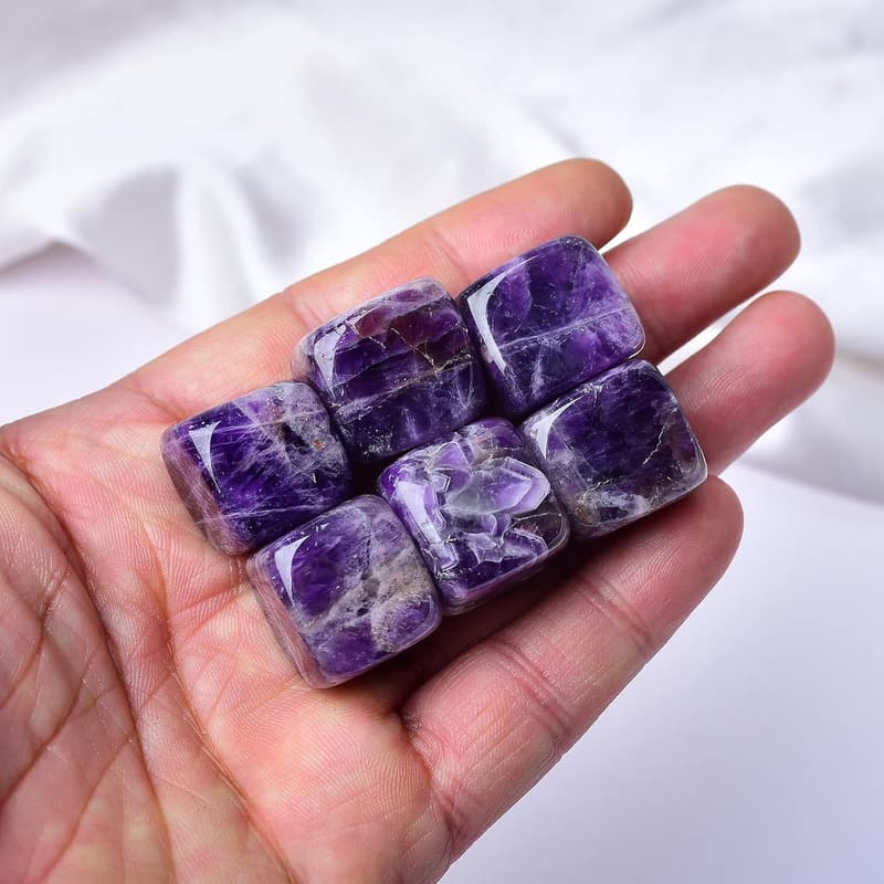 Amethyst Whiskey Stones Set of 6 for Chilling Drinks