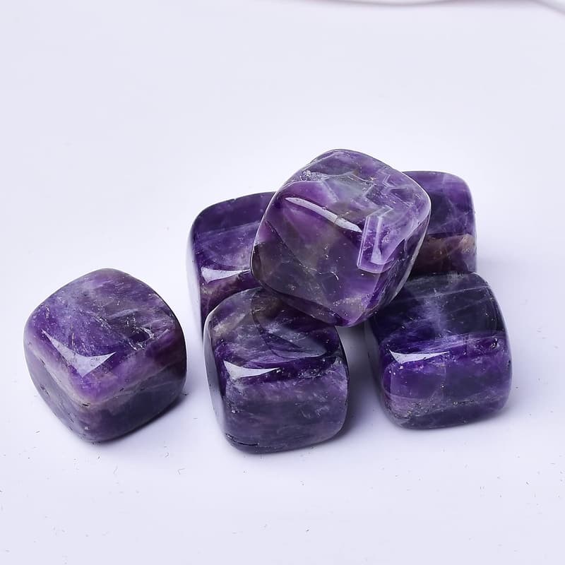 Amethyst Whiskey Stones Set of 6 for Chilling Drinks